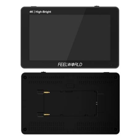 Feelworld F6 Plus X - monitor, tył i przód